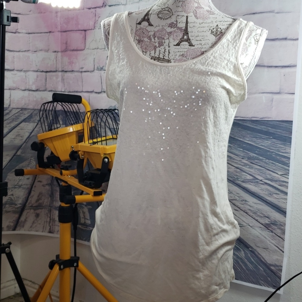 Maurices Sequin Tank Top Size Medium